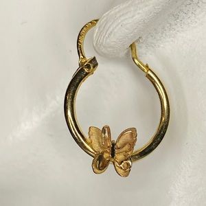 10k Butterfly Earrings